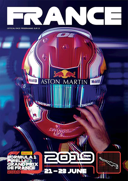 2019-06-23 | Grand Prix De France | Le Castellet | Formula 1 Event Artworks | formula 1 event artwork | formula 1 programme cover | formula 1 poster | carsten riede