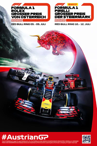 2020-07-12 | Grosser Preis der Steiermark | Spielberg | Formula 1 Event Artworks | formula 1 event artwork | formula 1 programme cover | formula 1 poster | carsten riede