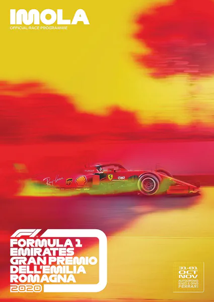2020-11-01 | Gran Premio Dell`Emilia-Romagna | Imola | Formula 1 Event Artworks | formula 1 event artwork | formula 1 programme cover | formula 1 poster | carsten riede