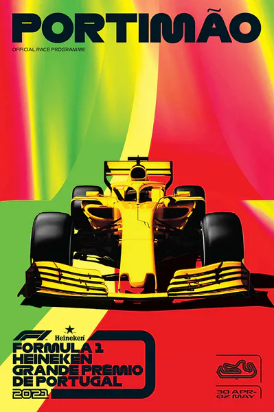 2021-05-02 | Grande Premio De Portugal | Portimao | Formula 1 Event Artworks | formula 1 event artwork | formula 1 programme cover | formula 1 poster | carsten riede