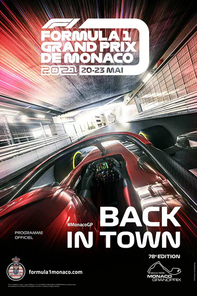 2021-05-23 | Grand Prix De Monaco | Monte Carlo | Formula 1 Event Artworks | formula 1 event artwork | formula 1 programme cover | formula 1 poster | carsten riede