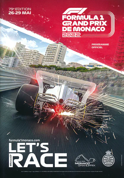 2022-05-29 | Grand Prix De Monaco | Monte Carlo | Formula 1 Event Artworks | formula 1 event artwork | formula 1 programme cover | formula 1 poster | carsten riede