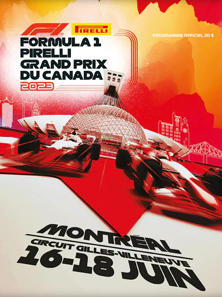2023-06-18 | Grand Prix Du Canada | Montreal | Formula 1 Event Artworks | formula 1 event artwork | formula 1 programme cover | formula 1 poster | carsten riede