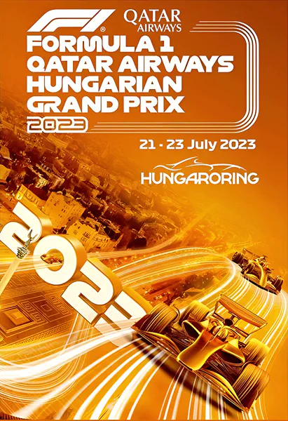 2023-07-23 | Magyar Nagydij | Budapest | Formula 1 Event Artworks | formula 1 event artwork | formula 1 programme cover | formula 1 poster | carsten riede