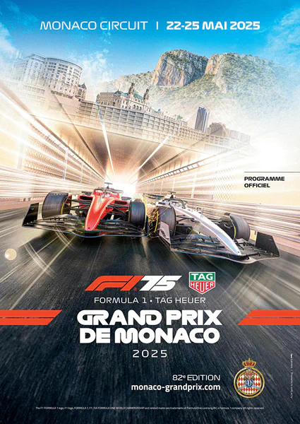 2025-05-25 | Grand Prix De Monaco | Monte Carlo | Formula 1 Event Artworks | formula 1 event artwork | formula 1 programme cover | formula 1 poster | carsten riede