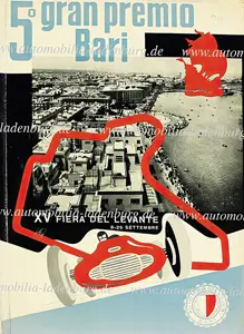 1951-09-02 | Gran Premio Di Bari | Bari | Formula 1 Event Artworks | formula 1 event artwork | formula 1 programme cover | formula 1 poster | carsten riede