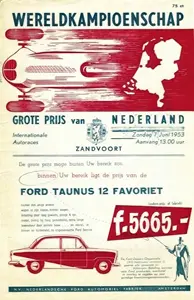 1953-06-07 | 1953 Grote Prijs Van Nederland | Zandvoort