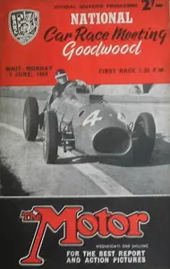 1954-06-07 | B.A.R.C. Formula 1 Race | Goodwood | Formula 1 Event Artworks | formula 1 event artwork | formula 1 programme cover | formula 1 poster | carsten riede