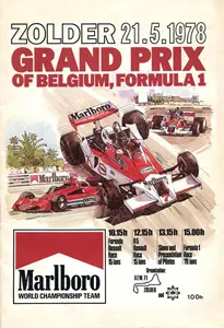 1978-05-21 | 1978 Grand Prix De Belgique | Zolder
