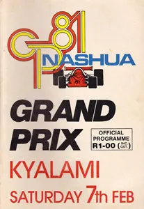 1981-02-07 | 1981 South African Grand Prix | Kyalami