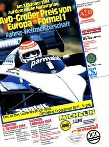 1984-10-07 | 1984 Grosser Preis von Europa | Nürburgring