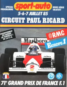 1985-07-07 | 1985 Grand Prix De France | Le Castellet