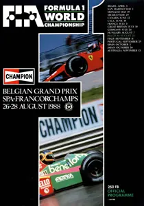 1988-08-28 | 1988 Grand Prix De Belgique | Spa-Francorchamps