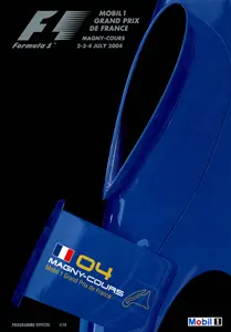 2004-07-04 | Grand Prix De France | Magny-Cours | Formula 1 Event Artworks | formula 1 event artwork | formula 1 programme cover | formula 1 poster | carsten riede