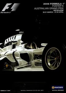 2006-04-02 | Australian Grand Prix | Melbourne | Formula 1 Event Artworks | formula 1 event artwork | formula 1 programme cover | formula 1 poster | carsten riede