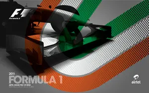 2011-10-30 | Grand Prix Of India | New Delhi | Formula 1 Event Artworks | formula 1 event artwork | formula 1 programme cover | formula 1 poster | carsten riede