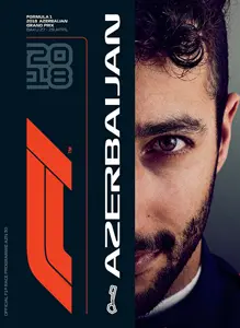 2018-04-29 | Azerbaijan Grand Prix | Baku | Formula 1 Event Artworks | formula 1 event artwork | formula 1 programme cover | formula 1 poster | carsten riede