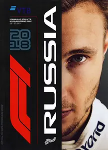 2018-09-30 | Russian Grand Prix | Sochi | Formula 1 Event Artworks | formula 1 event artwork | formula 1 programme cover | formula 1 poster | carsten riede
