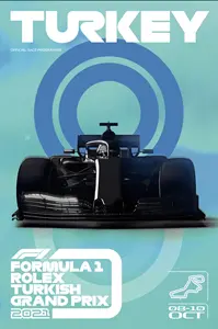 2021-10-10 | Turkish Grand Prix | Istanbul | Formula 1 Event Artworks | formula 1 event artwork | formula 1 programme cover | formula 1 poster | carsten riede