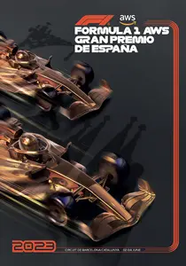 2023-06-04 | Gran Premio De Espana | Barcelona | Formula 1 Event Artworks | formula 1 event artwork | formula 1 programme cover | formula 1 poster | carsten riede